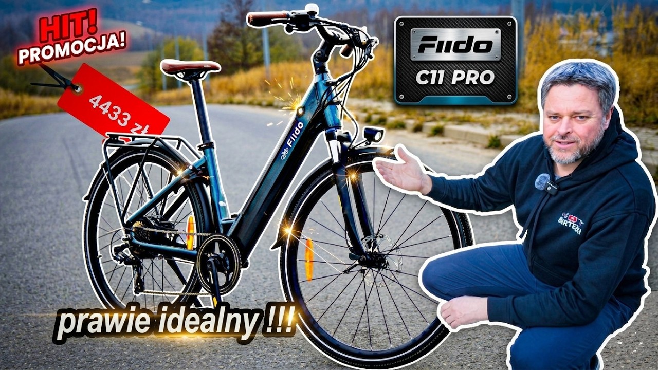Fiido C11 pro - rower elektryczny, kt&oacute;ry ma wszystko!