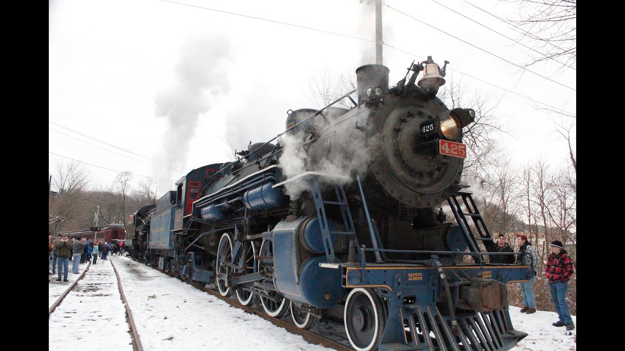 R&N #425 & CNJ #113 Santa Claus Steam Doubleheader