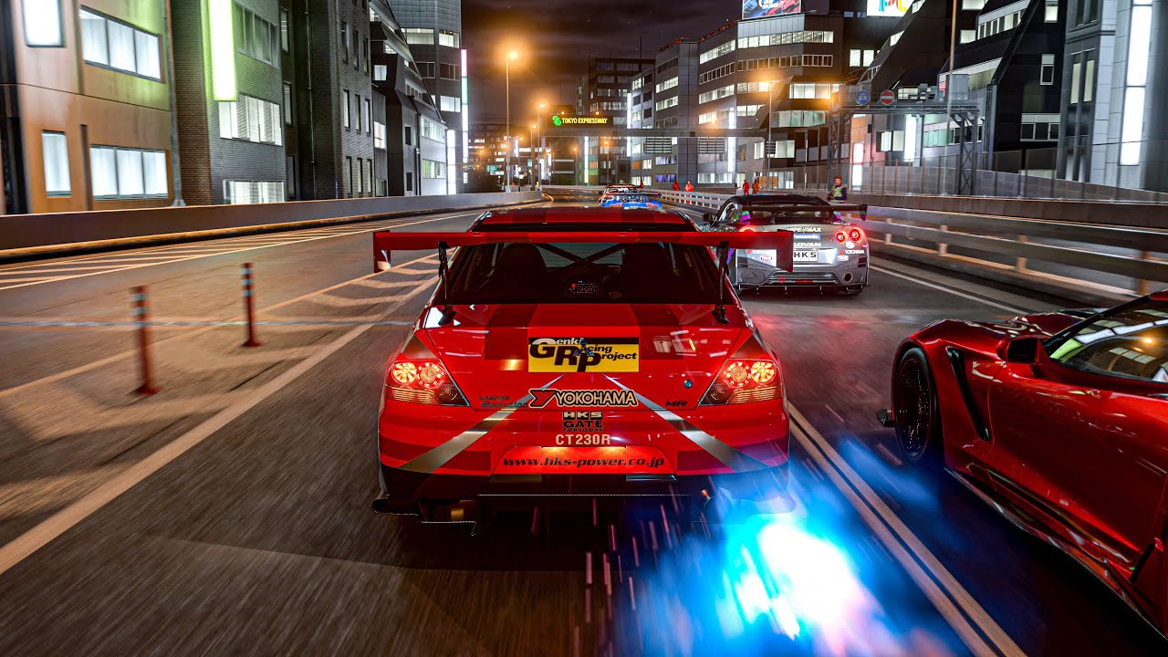 INTENSE BATTLE on the Highways of Tokyo in an Evo IX | Gran Turismo 7 PSVR2