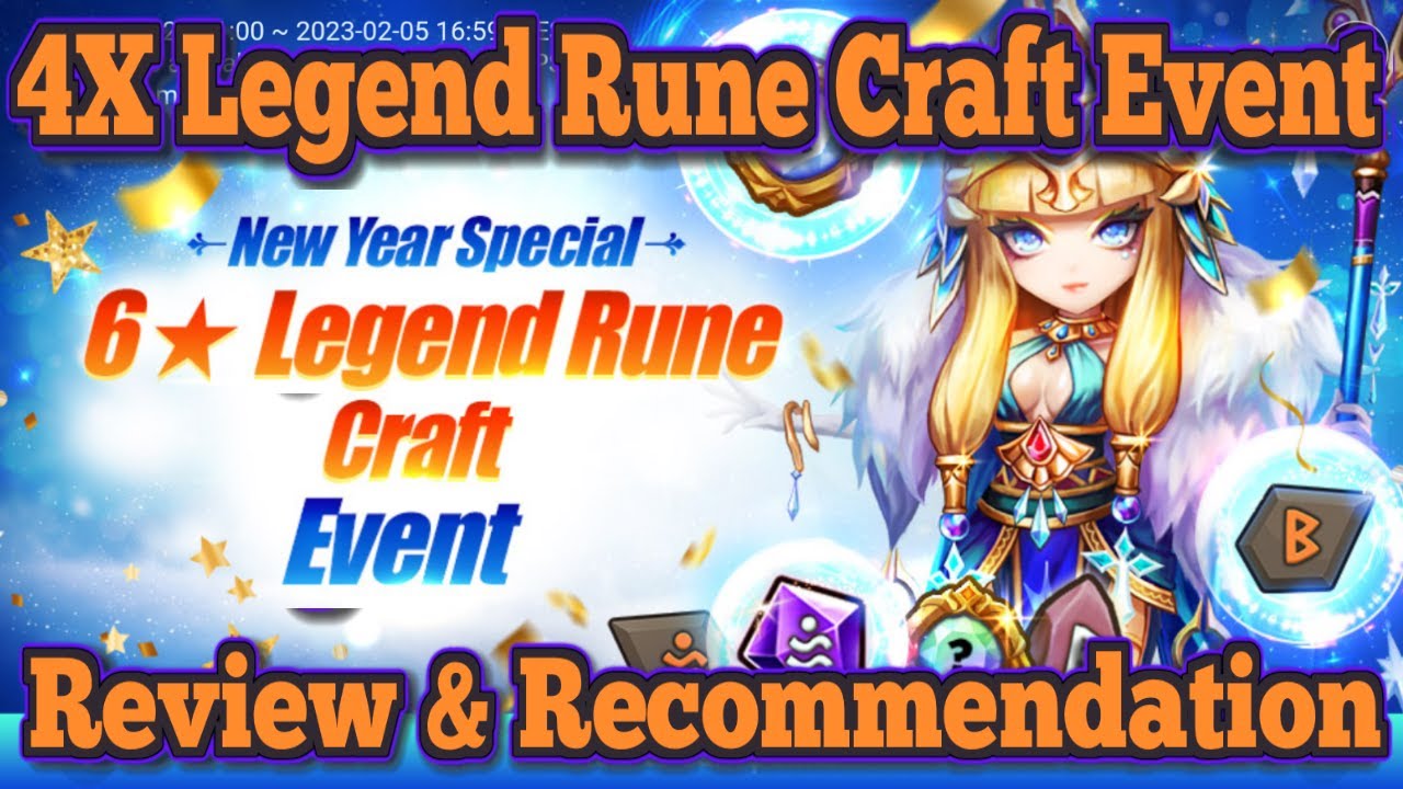4x Legend Rune Craft Event - Review & My Recommendations - Summoners War