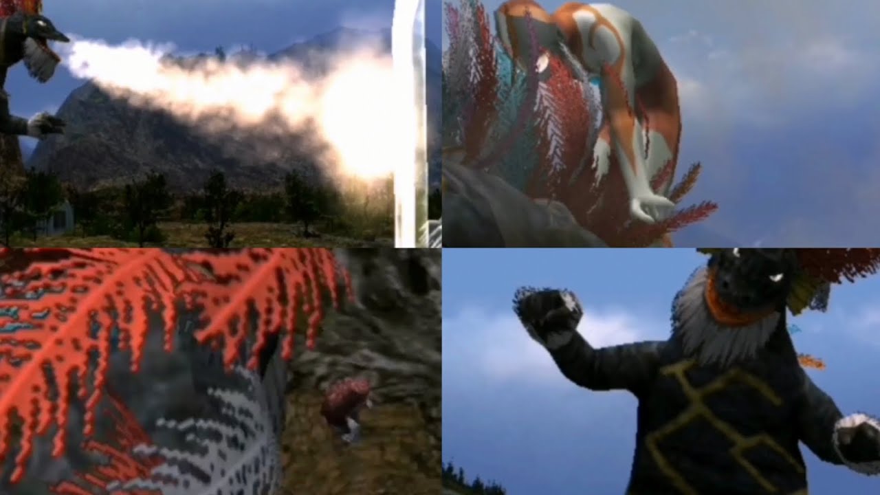 Ultraman PS2-Geronimon references