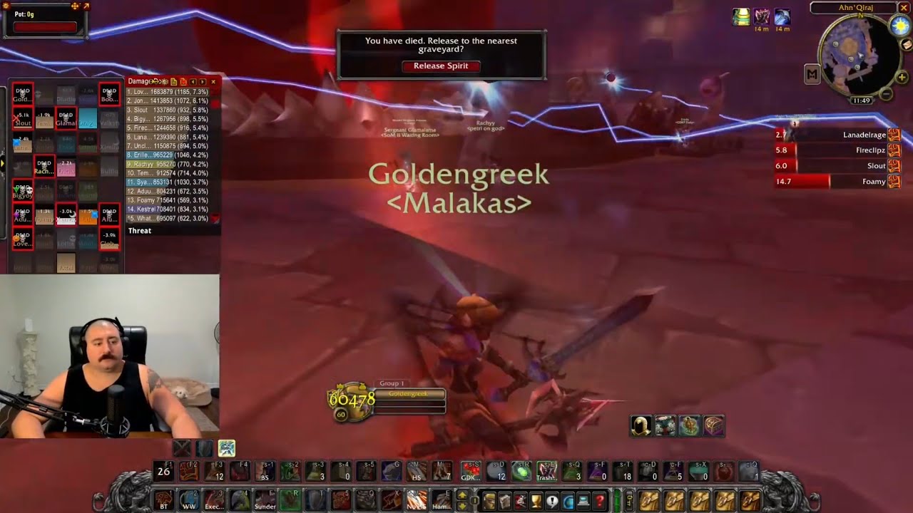 Греческий GDKP вылетел из игры | WoW Classic