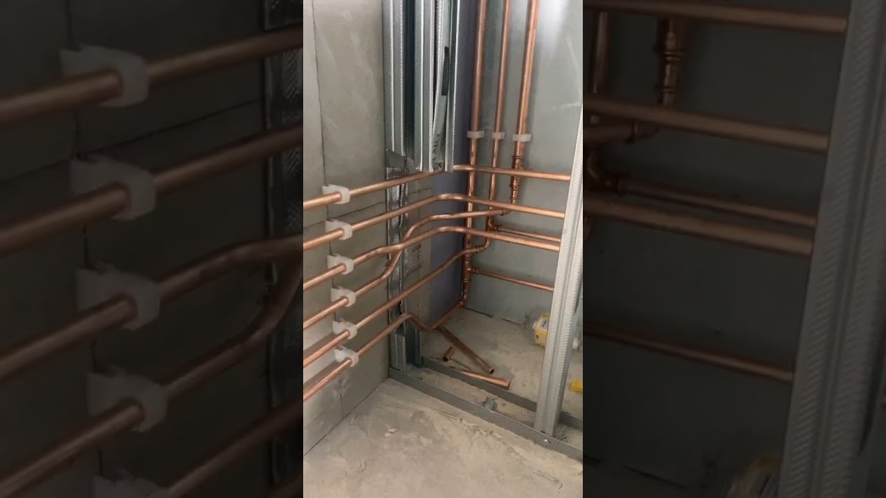 New bathroom install first fix