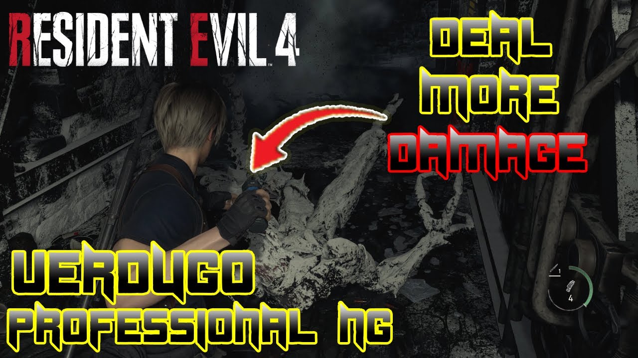 Verdugo Professional New Game | Maximize Damage with Flashbang & Nitrogen | Resident Evil 4 Remake