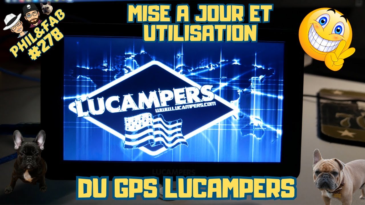 MISE A JOUR GPS LUCAMPERS ET UTILISATION FACILE 😎😎😎