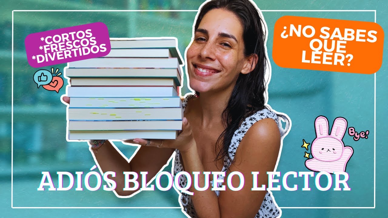 10 LIBROS CORTOS perfectos para un BLOQUEO LECTOR (romance y salseo, obviamente)