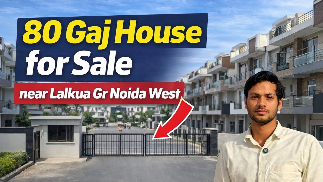 🏡 80 Gaj House for Sale near Lalkua, Greater Noida West| ANIL MAHERE