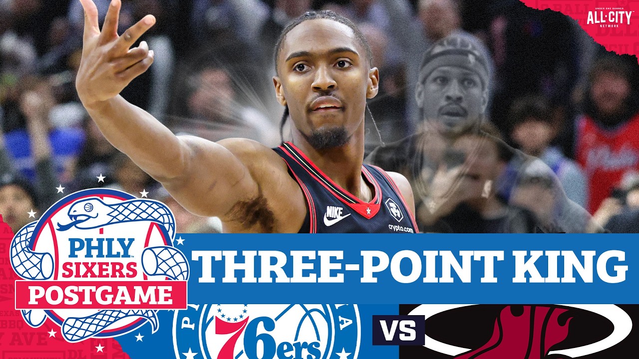 Tyrese Maxey's RECORD-SETTING Night Helps Sixers Secure Win Over Heat