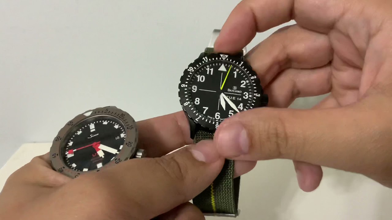 Watch Comparison: Sinn U50 - T and Damasko DA46