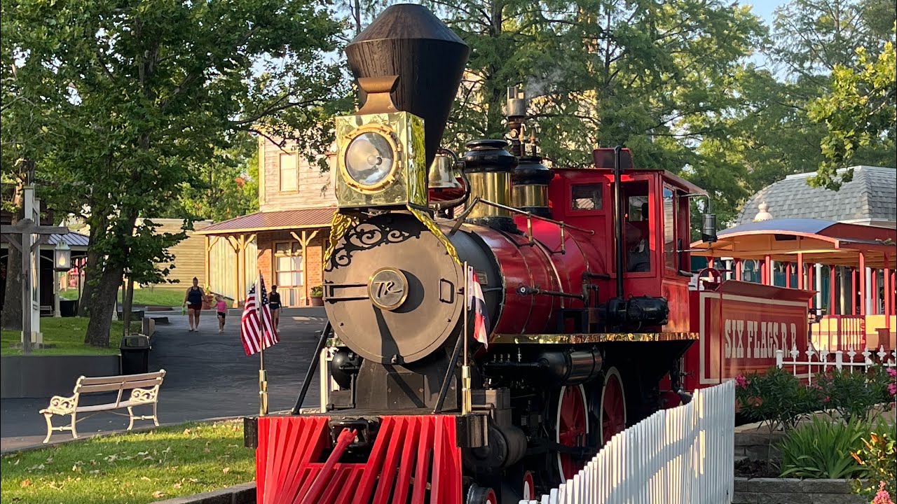 Tommy G Roberson doing his runs around Six Flags St Louis July 11 2024