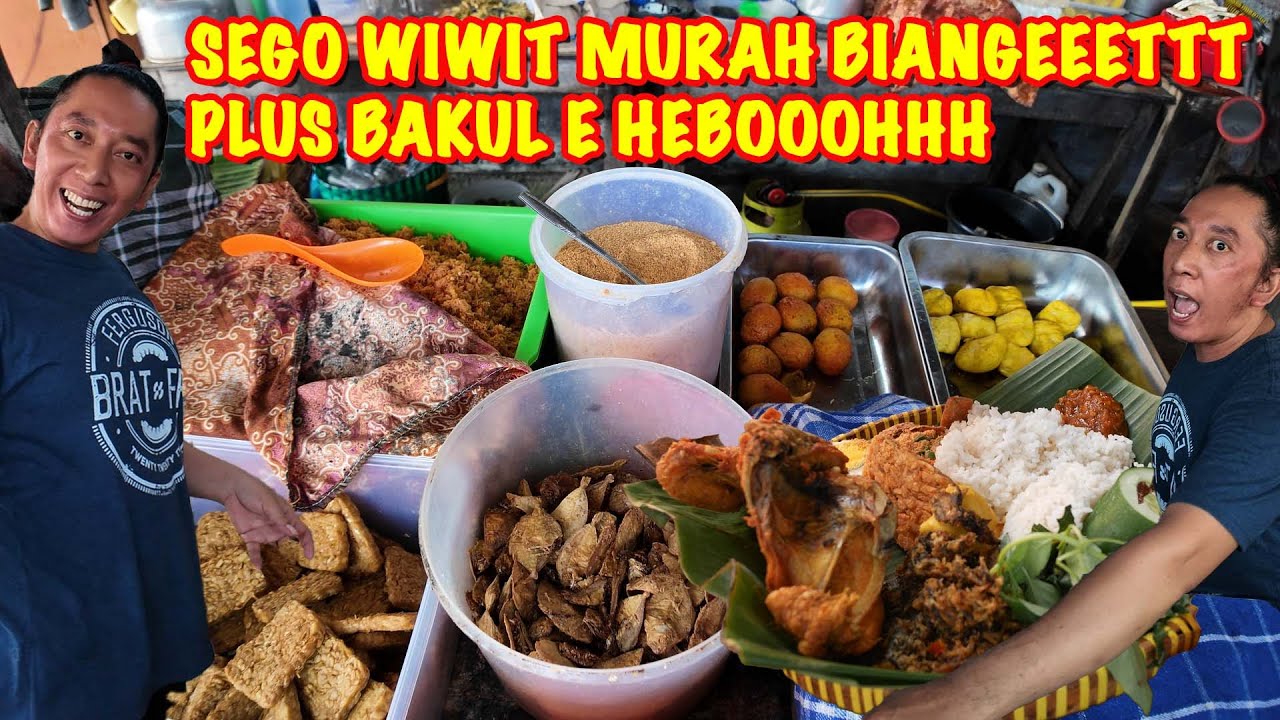 SEHARI 300 KEPALA 35KG BERAS 60 GULUNG ATI AMPELA & SEPORSI CUKUP 30K KENYANG // SEGO WIWIT GAJAH