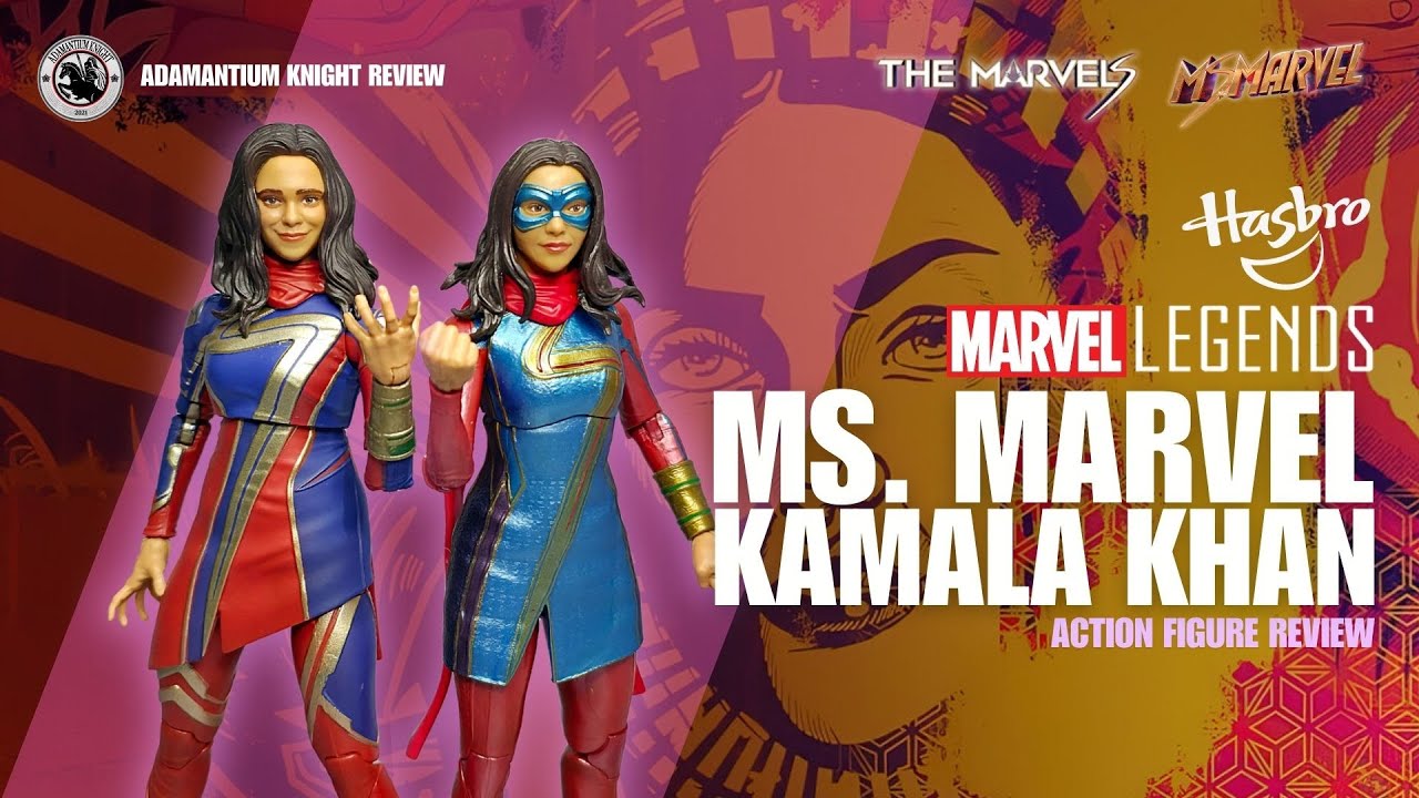 Marvel Legends Marvel Cinematic Universe Kamala Khan Ms. Marvel Action Figure Review #mcu