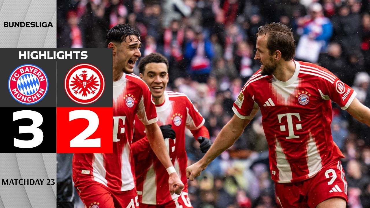 Bayern München - Eintracht Frankfurt | 3-2 | Highlights | Bundesliga 2025-26 | bayern frankfurt