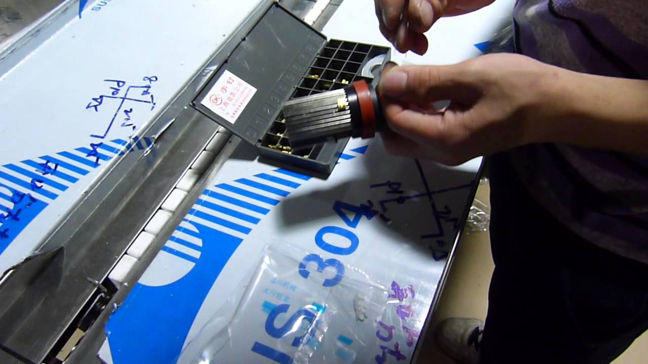 install the letter --Automaitc flow packing machine-Date printer