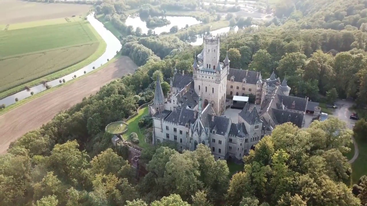 Schloss Marienburg Zuckerfabrik Nordstemmen von oben