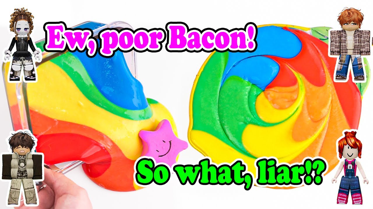 Slime Storytime Roblox | She pretended to be rich to bully me because I'm a Bacon