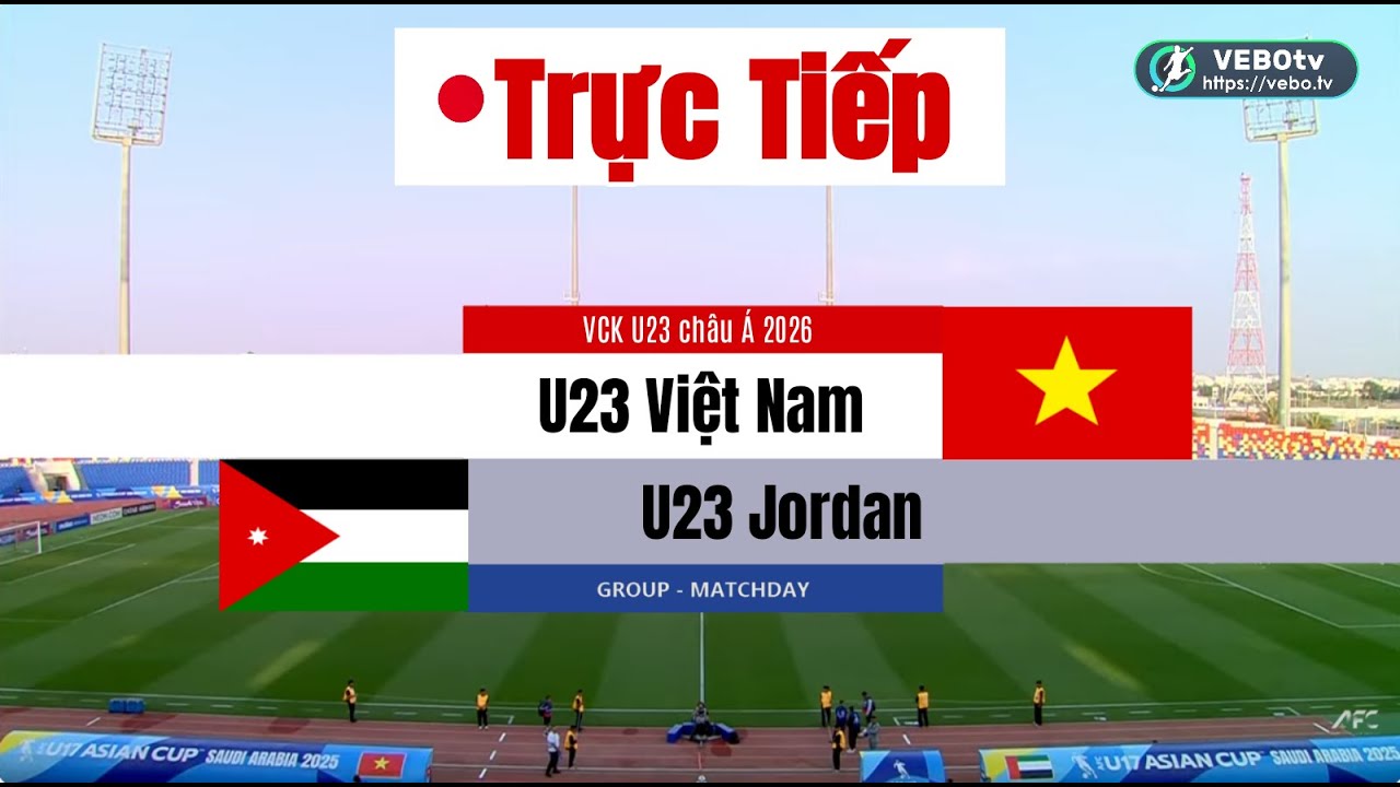 🔴[Trực Tiếp]U23 Việt Nam vs U23 Jordan |18h30 ng&agrave;y 6/1 ,U23 ch&acirc;u &Aacute; 2026|Simulation Video Games