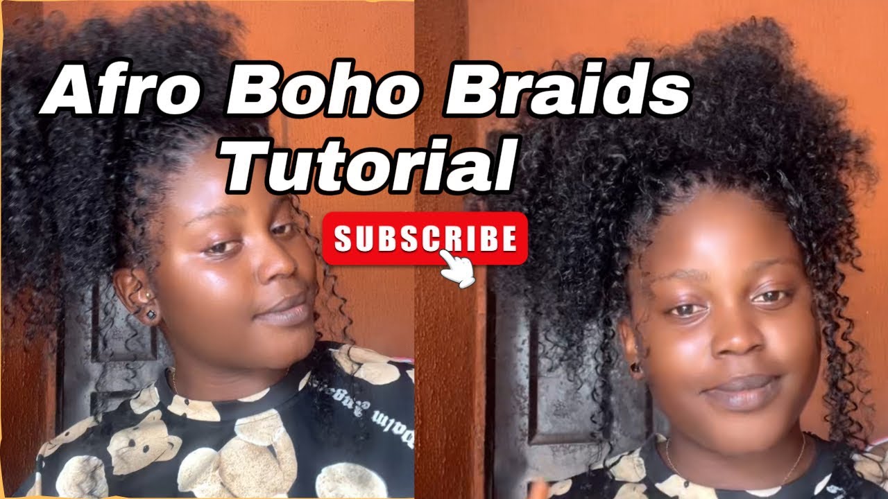 Tutorial on how to make the trending Afro boho braids#bohobraids#braids#afroboho