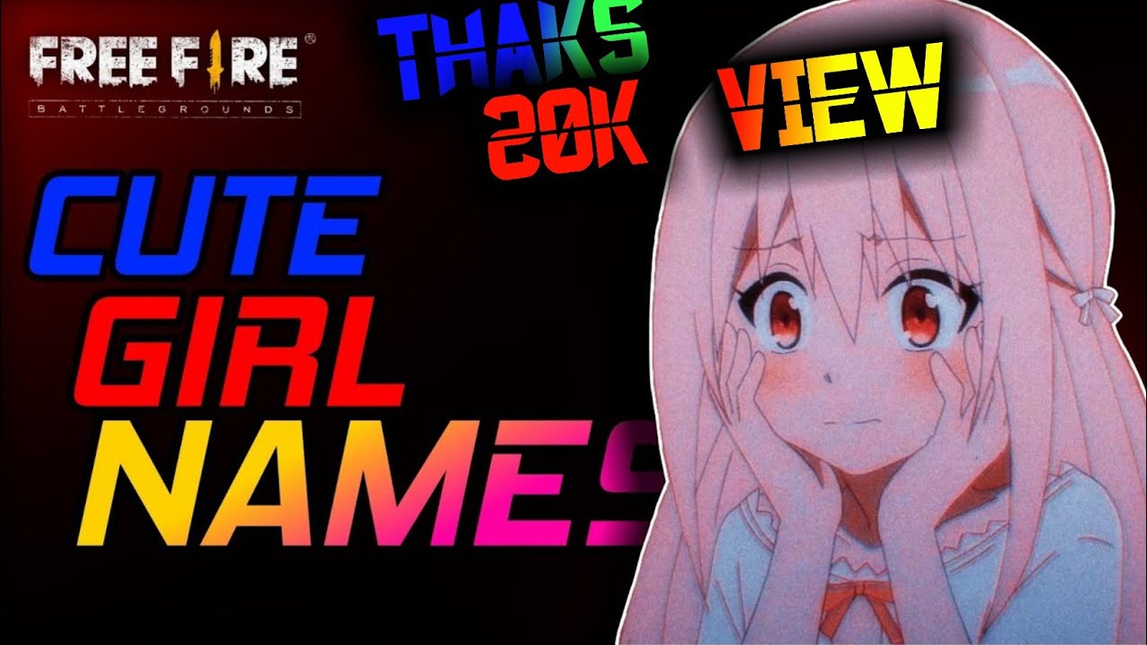 Top 10 Cute girl names for free fire |free fire names for girls |attitude names for girls