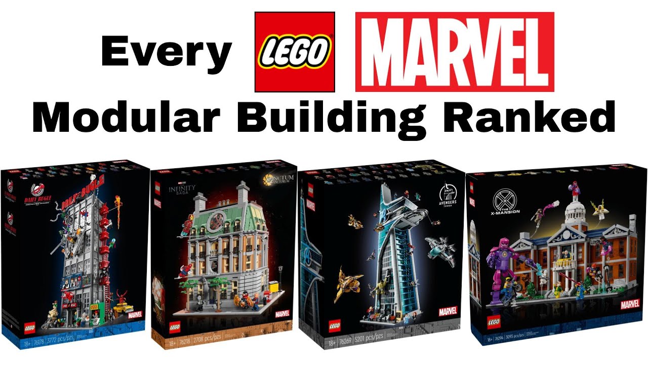 Every LEGO Marvel Modular Building Set Ranked