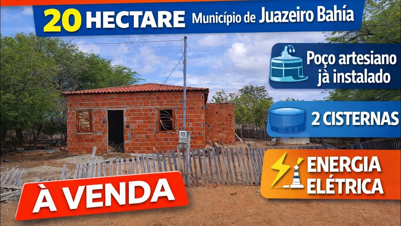 Propriedade rural à venda com 20 hectares