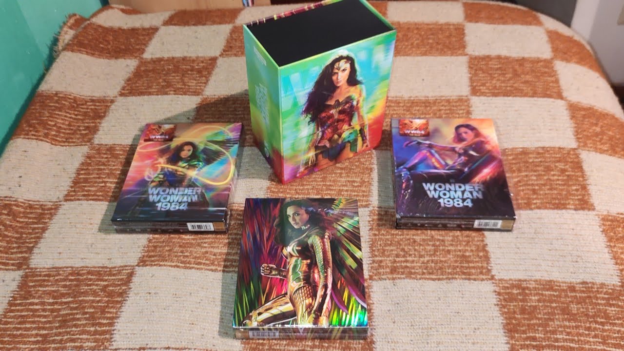 Wonder Woman 1984 WW84 HdZeta FullSlip Steelbook One Click DCEU Unboxing Review en