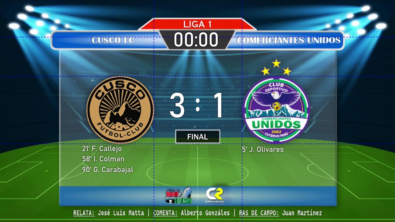 ((🔴)) #EnVivo |CUSCO FC VS COMERCIANTES UNIDOS