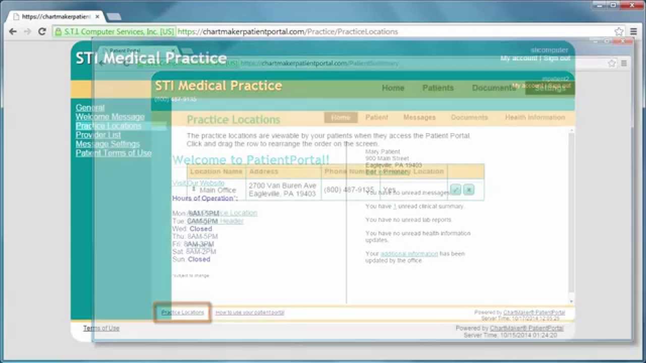 PatientPortal for Administrators