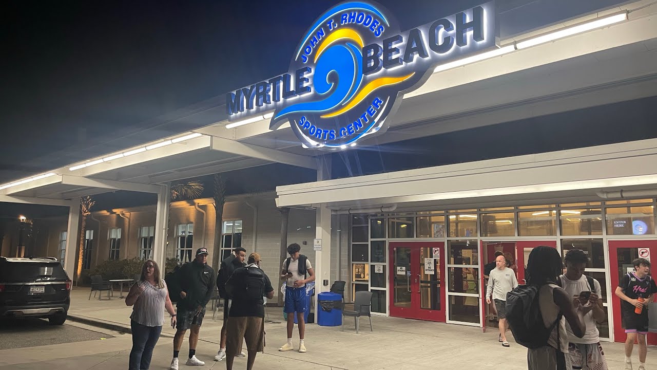 Ja Morant visit Myrtle Myrtle Beach to watch his AAU team Twelve Time with Derek Rose