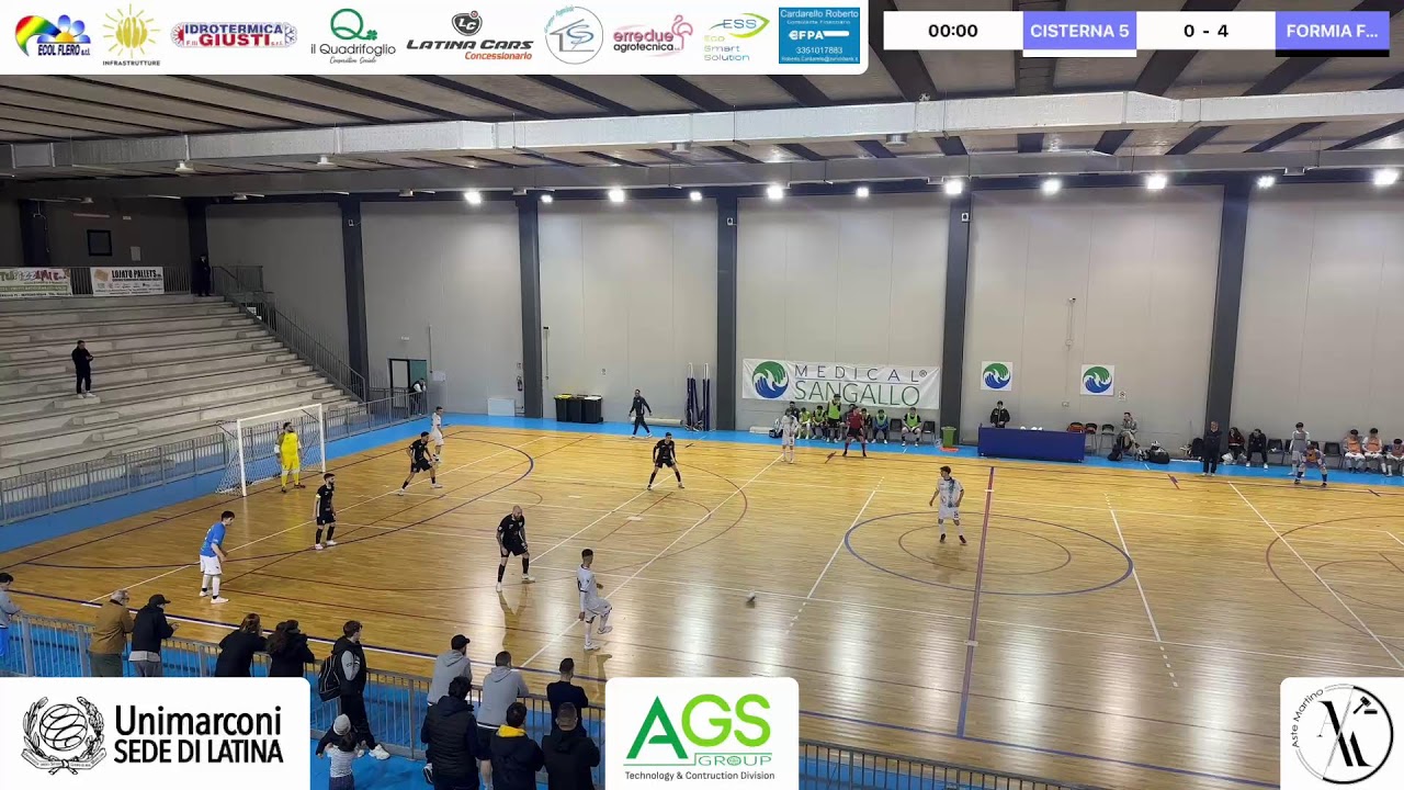 SERIE A2 - FUTSAL MASCHILE
CISTERNA 5 VS FORMIA FUTSAL