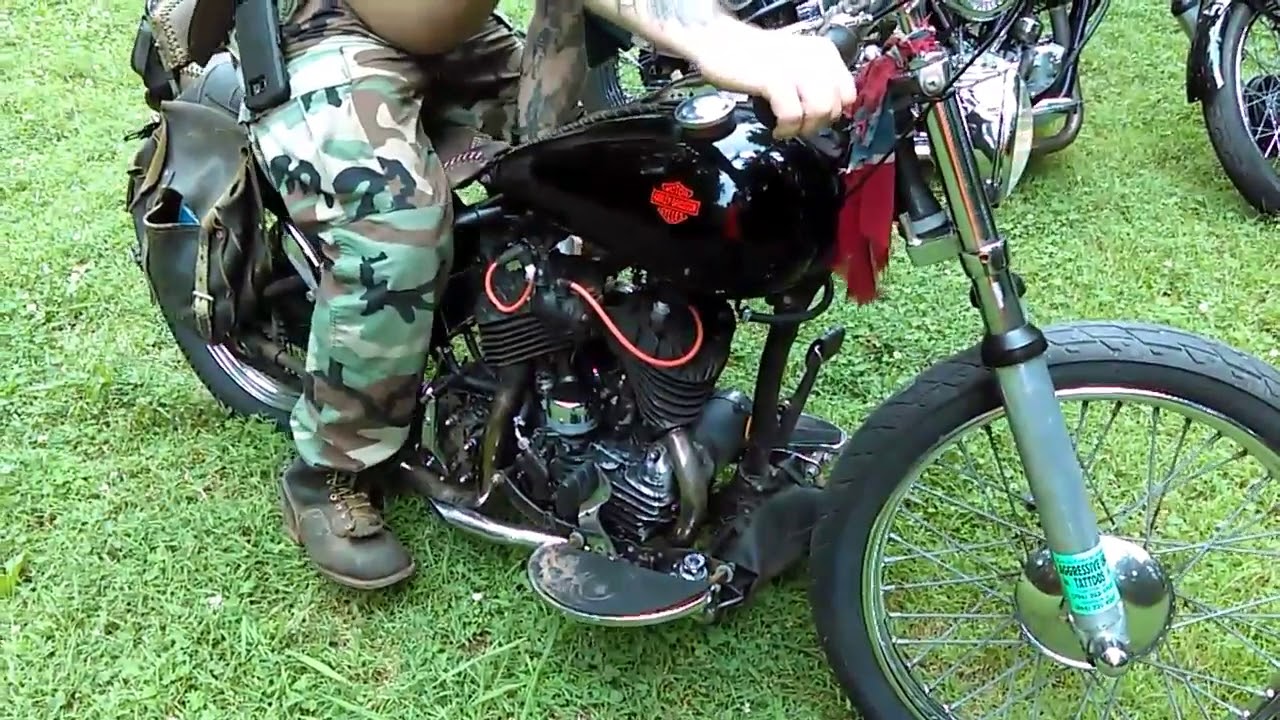 Harley Davidson kick start