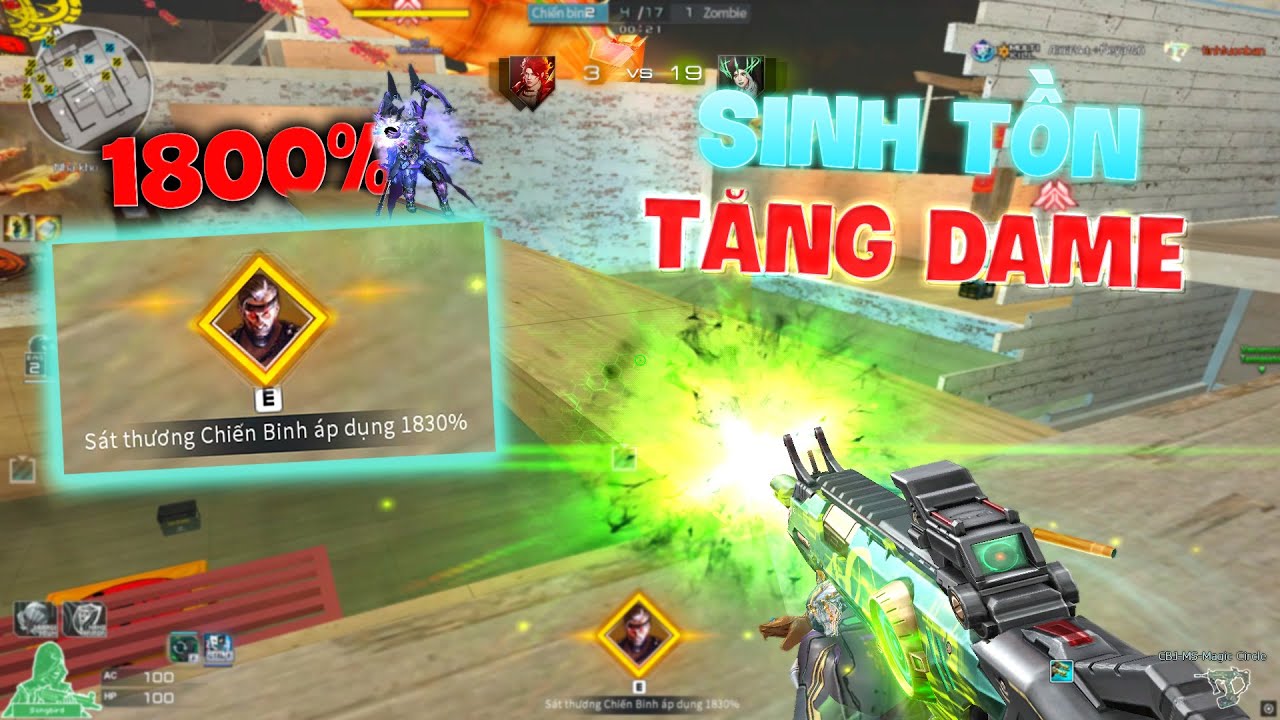 CBJ Magic Anti Zombie Tăng 1800% Dame