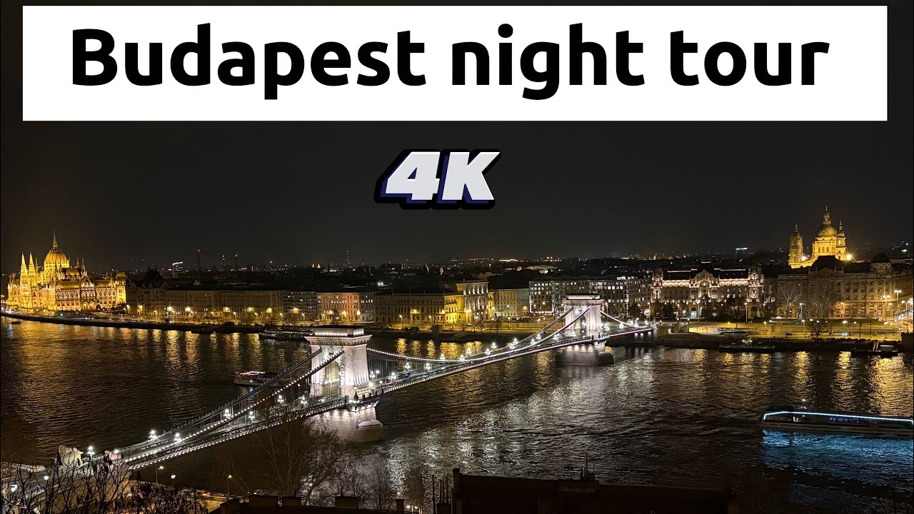 Budapest Night Tour 4K ( Night City Walk 2026 )
