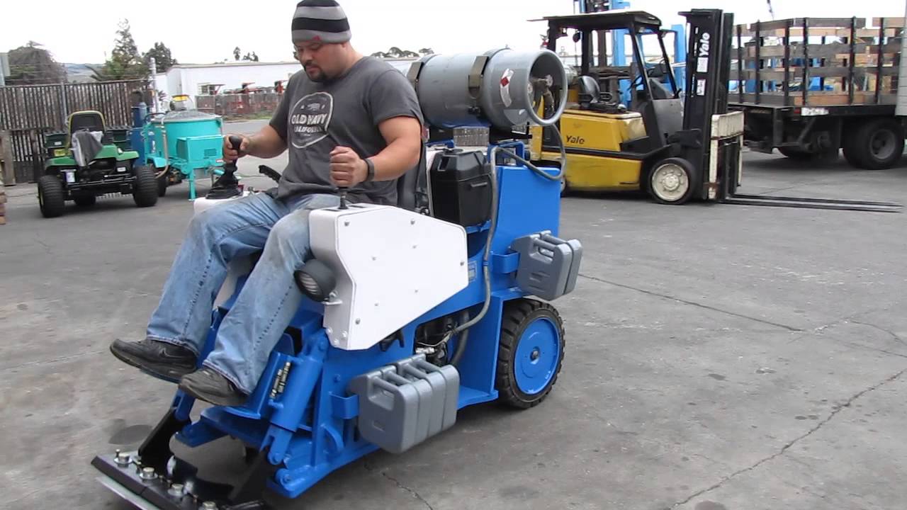 Blastrac BMS270 Ride On Riding Floor Tile Scraper Stripper Kohler Propane Engine
