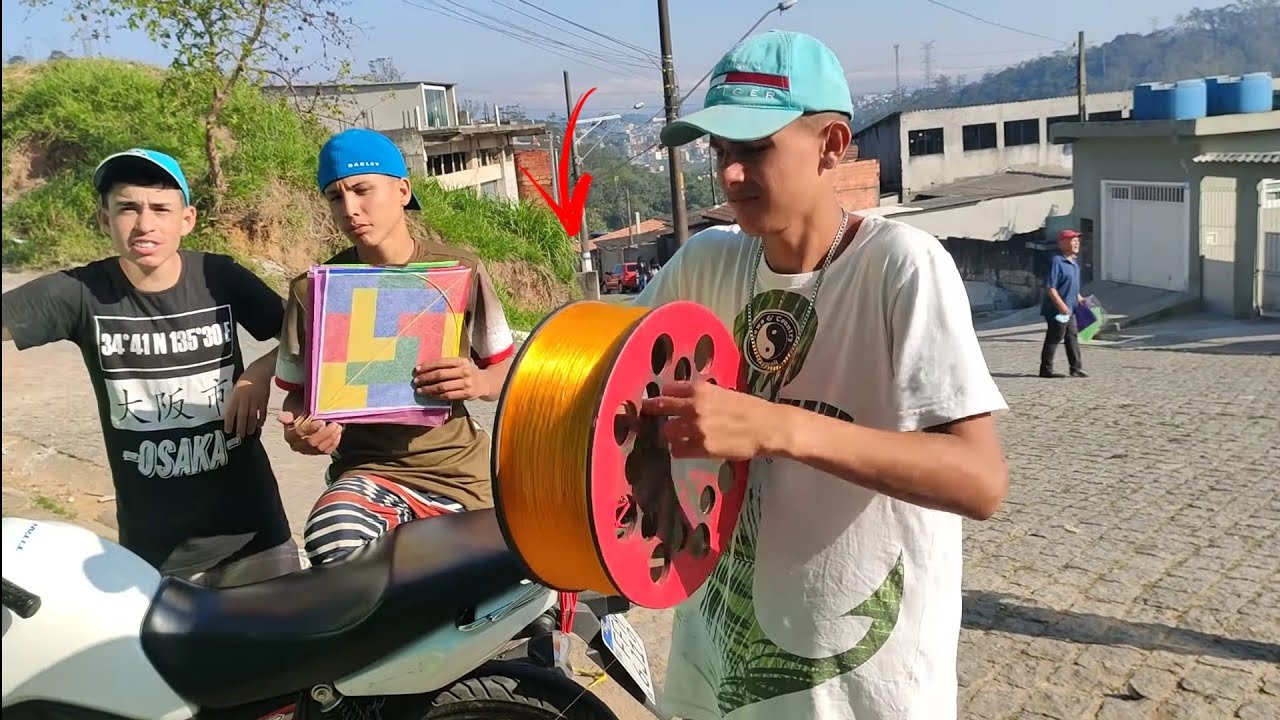 ENROLANDO LINHA DE NYLON DE  3 MIL JDS NA CARRETILHA - LINHA BOA PARA SOLTAR PIPA