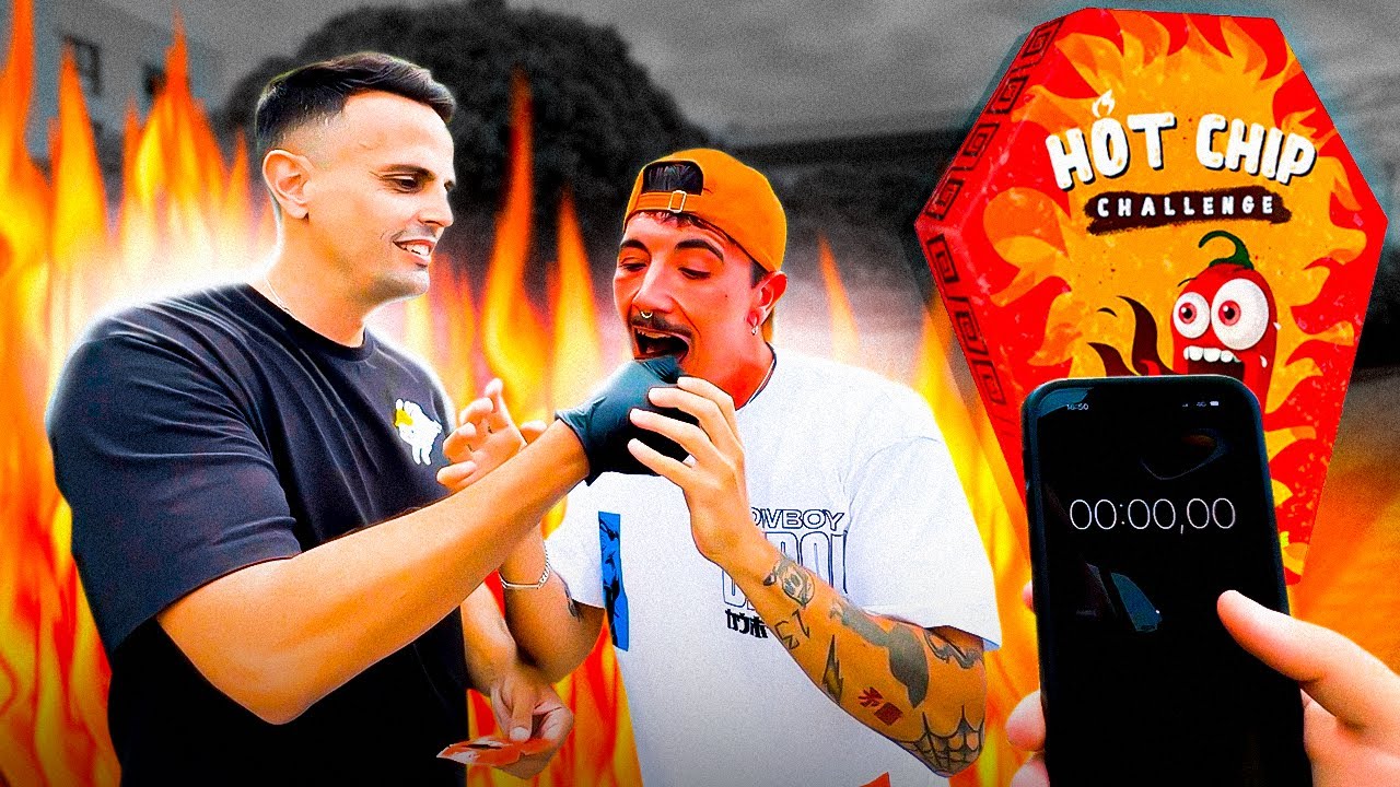 PROBAMOS LA PAPA MÁS PICANT3 DEL MUNDO 🔥🥵 #hotchipchallenge | EstoEsRuyman