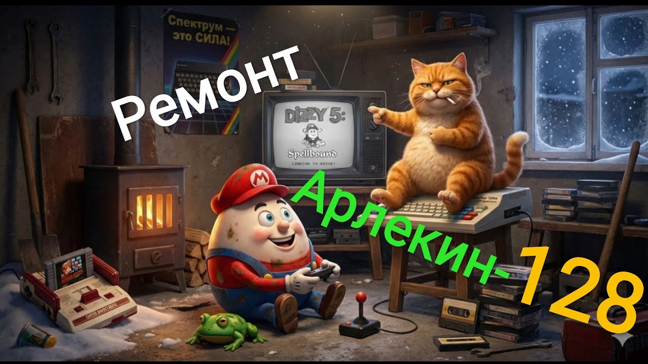 Чиним ZX Арлекин-128. Первая попытка.