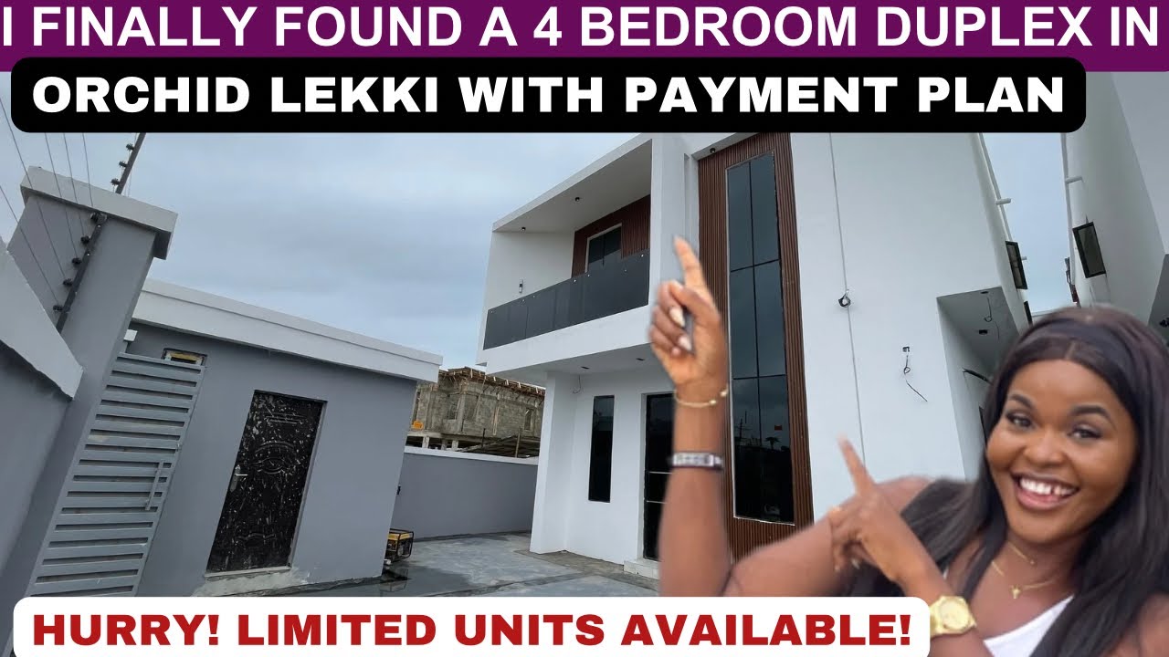 I Finally Found A 4 Bedroom Duplex With BQ In Orchid Lekki Lagos With Payment Plan. Limited Units!