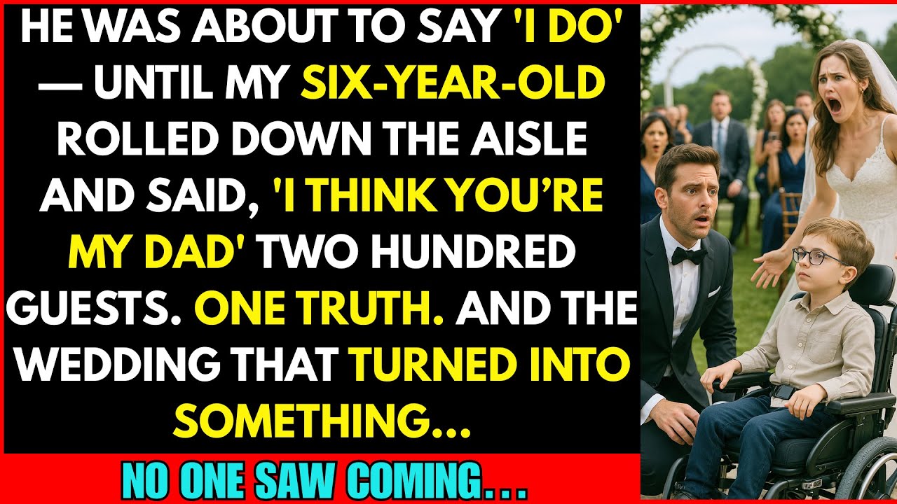At My Ex-Husband’s Wedding, My Son Rolled In And Called Him “Dad”... And Then Everything Fell Apart