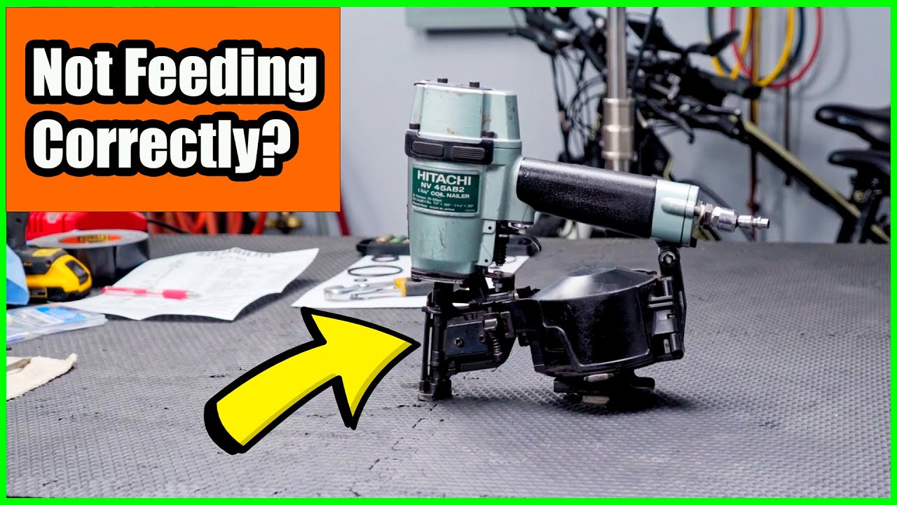 Кровельный гвоздезабивной пистолет Hitachi/ Metabo NV45AB2 пропускает гвозди, не срабатывает долж...