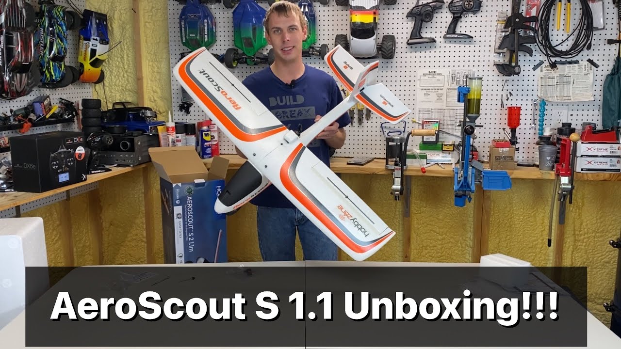 HobbyZone AeroScout S 1.1M BNF Unboxing