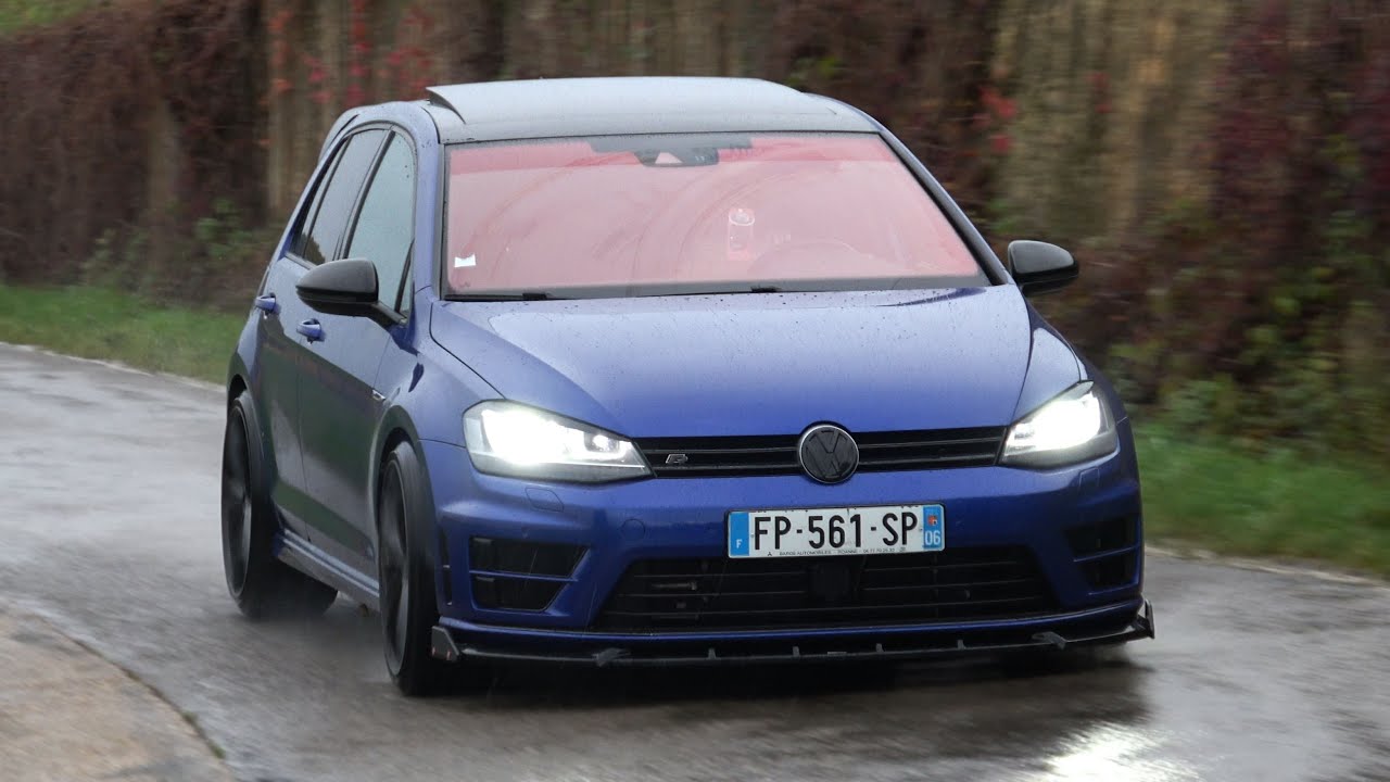 430HP Volkswagen Golf 7R - Loud accelerations & Revs