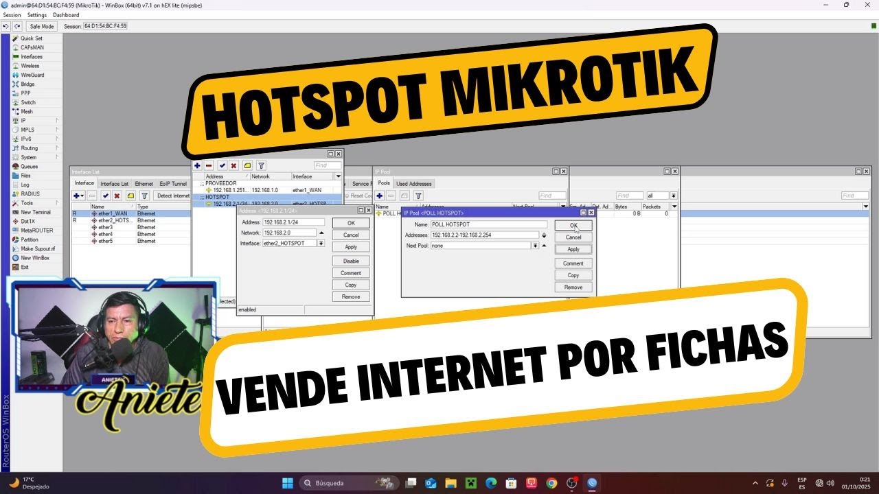 Como configurar hotspot para vender internet por fichas