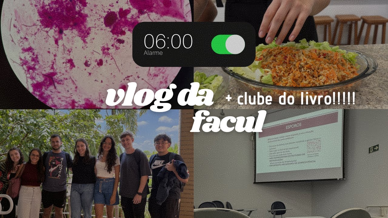 como é a faculdade de nutrição? | vlog real + clube do livro!!!