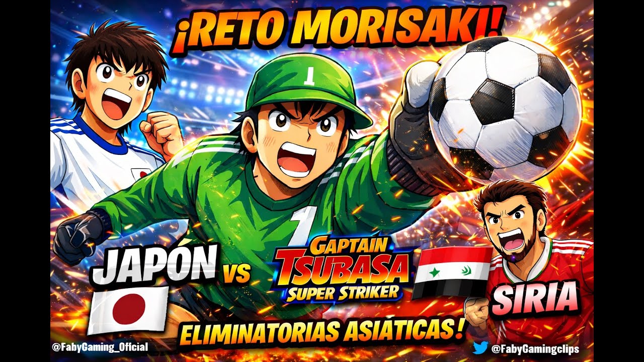¡DESAFÍO EXTREMO! Japón 🇯🇵 vs Siria 🇸🇾 SOLO con MORISAKI 🧤😱 | Captain Tsubasa Vol. II Super Striker