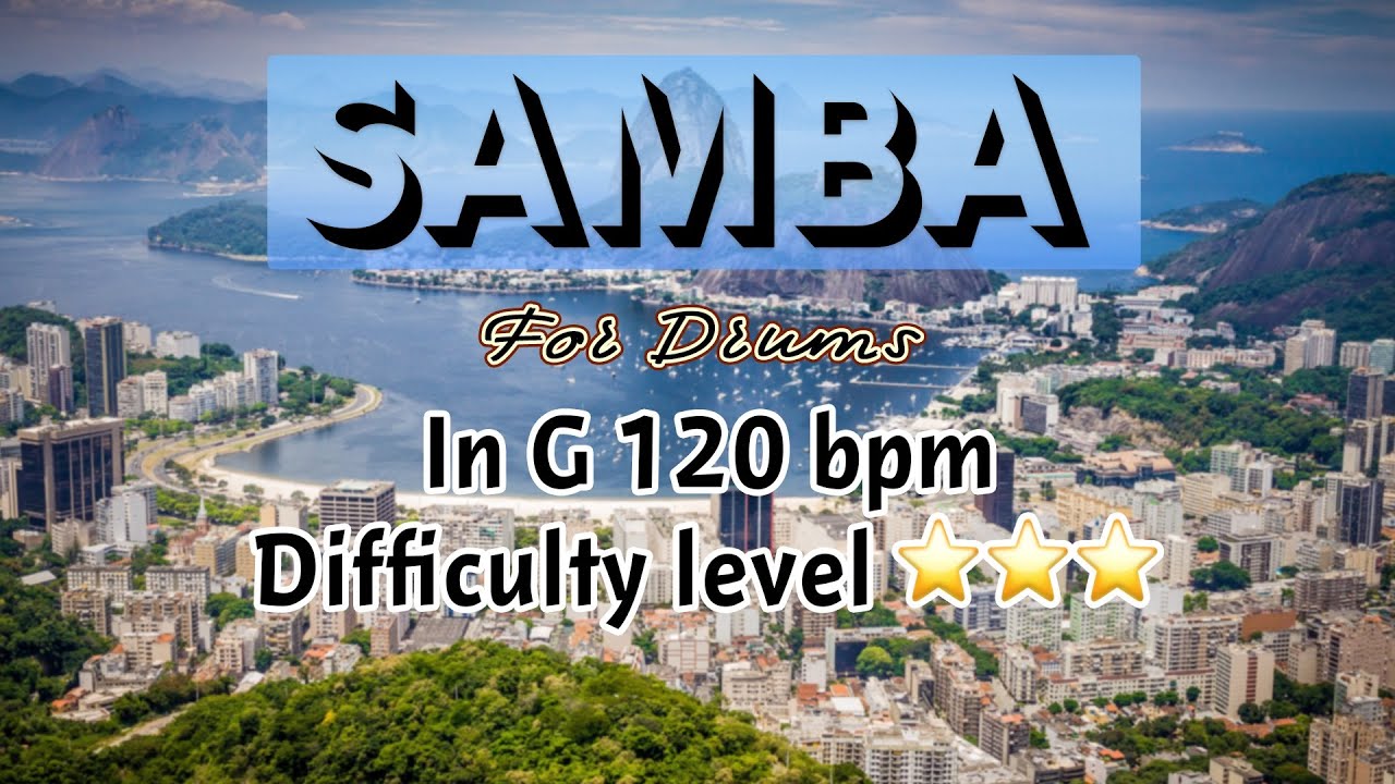 Samba Jam For【Drums】G Major 120bpm No Drums BackingTrack