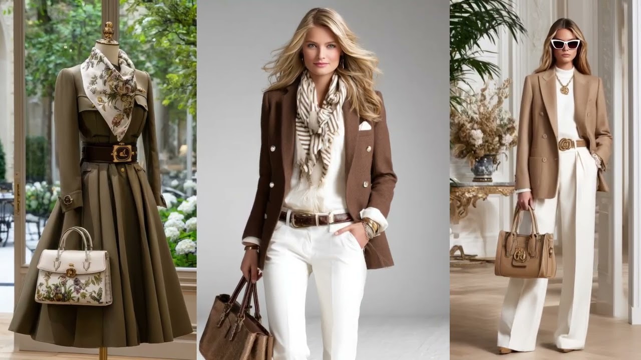Ralph Lauren SS 2026 Espresso Brown & Cream   Parisian Coffee Chic for Women