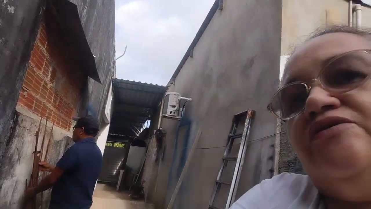 Fazendo as colunas do muro