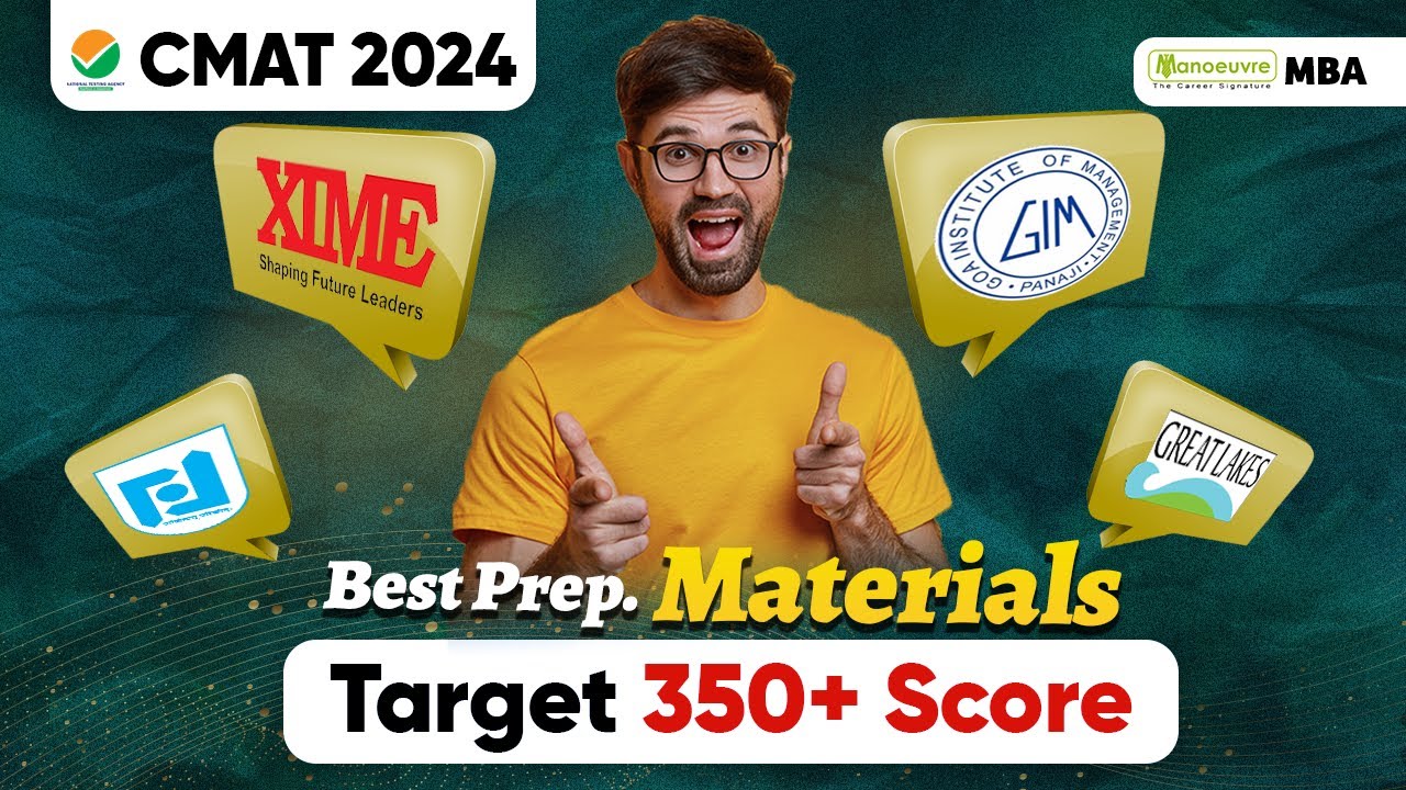 CMAT 2024 - Best Preparation Materials | Target 350+ Score  #cmat2024 #mba