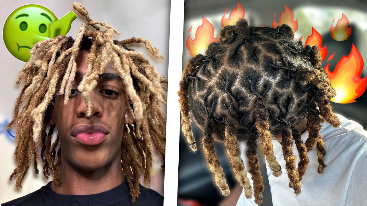 CRAZY Dreadlock Transformation | First ReTwist In 3 Months !